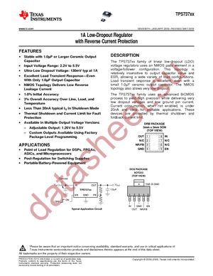 TPS73701DCQR datasheet  